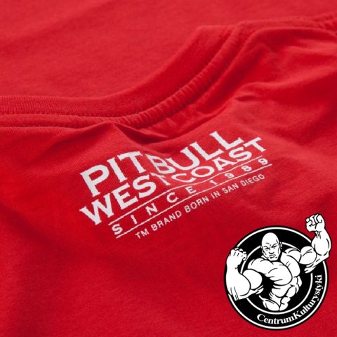 Koszulka Męska PB SD Red - Pit Bull West Coast